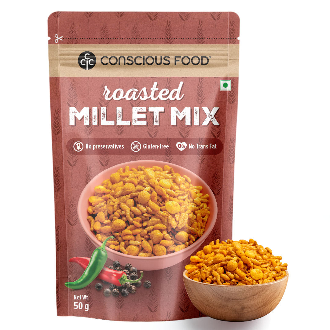 Roasted millet mix