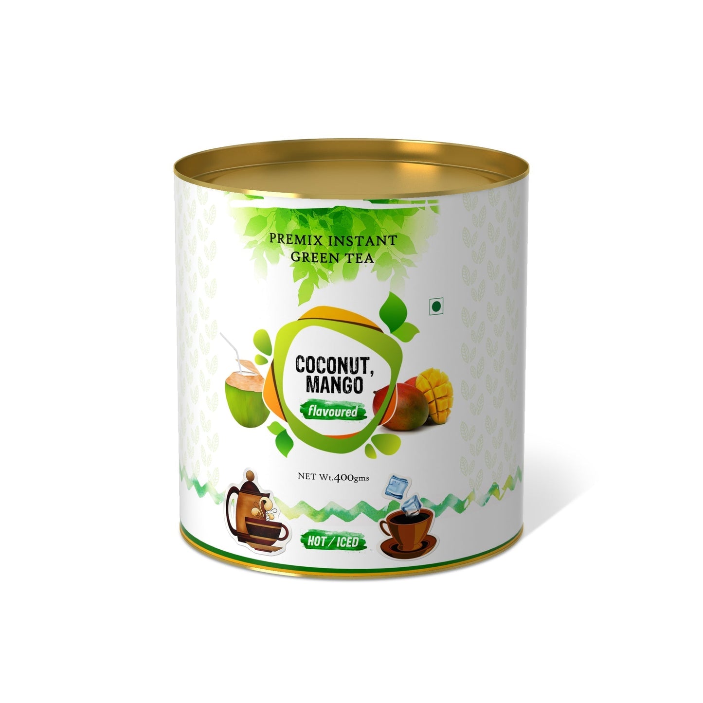 Coconut Mango Flavored Instant Green Tea