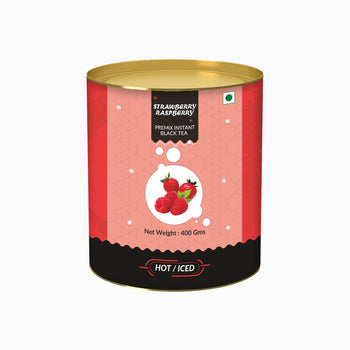 Strawberry & Rasberry Flavored Instant Black Tea