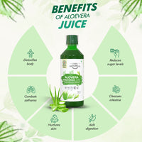 Aloevera Wheatgrass Juice 100% Pure Herbal Concentrated (Extra Fiber in Gel Form) Aloevera Wheatgrass Gel/Juice