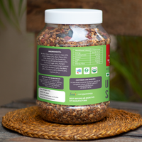 Nutty Yogi Ultmate Super & All Berries Muesli | Contains 45% Nuts & Seeds I No Added Sugar I No Preservative 1kg Jar