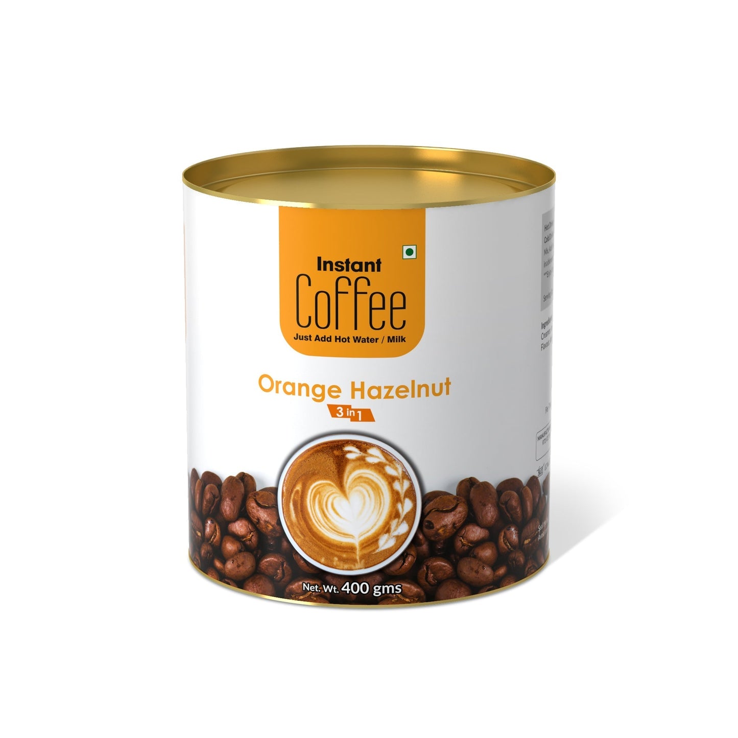 Orange Hazelnut Instant Coffee Premix (3 in 1)