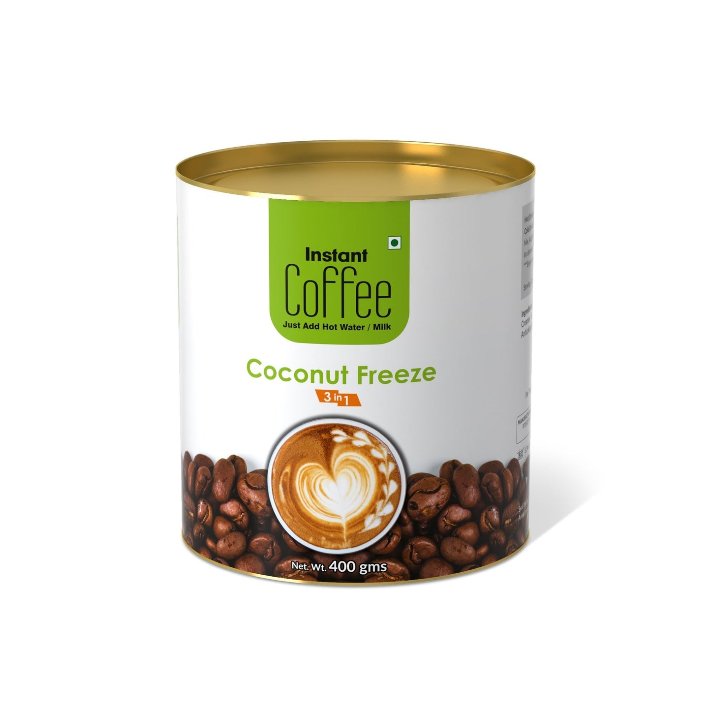 Coconut Freeze Instant Coffee Premix (3 in 1)