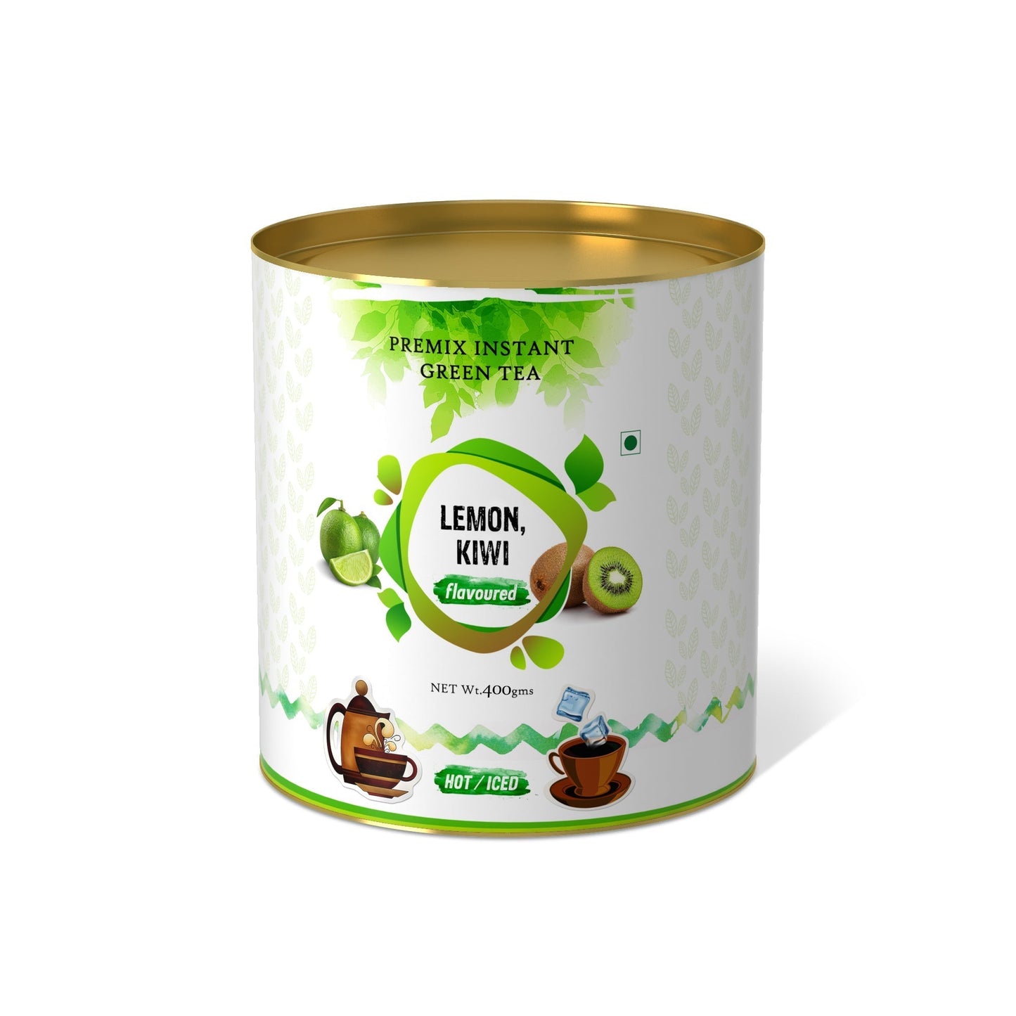 Lemon Kiwi Flavored Instant Green Tea