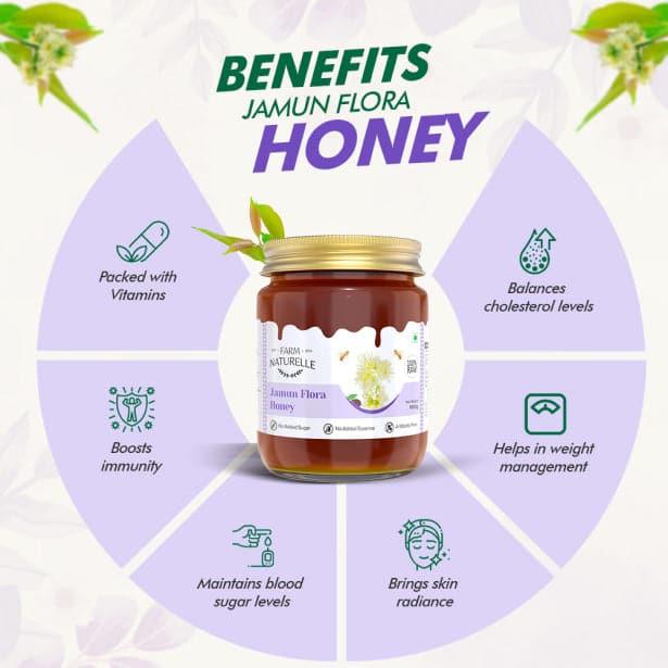 100% Pure Honey & Jamun Flower Wild Forest Honey