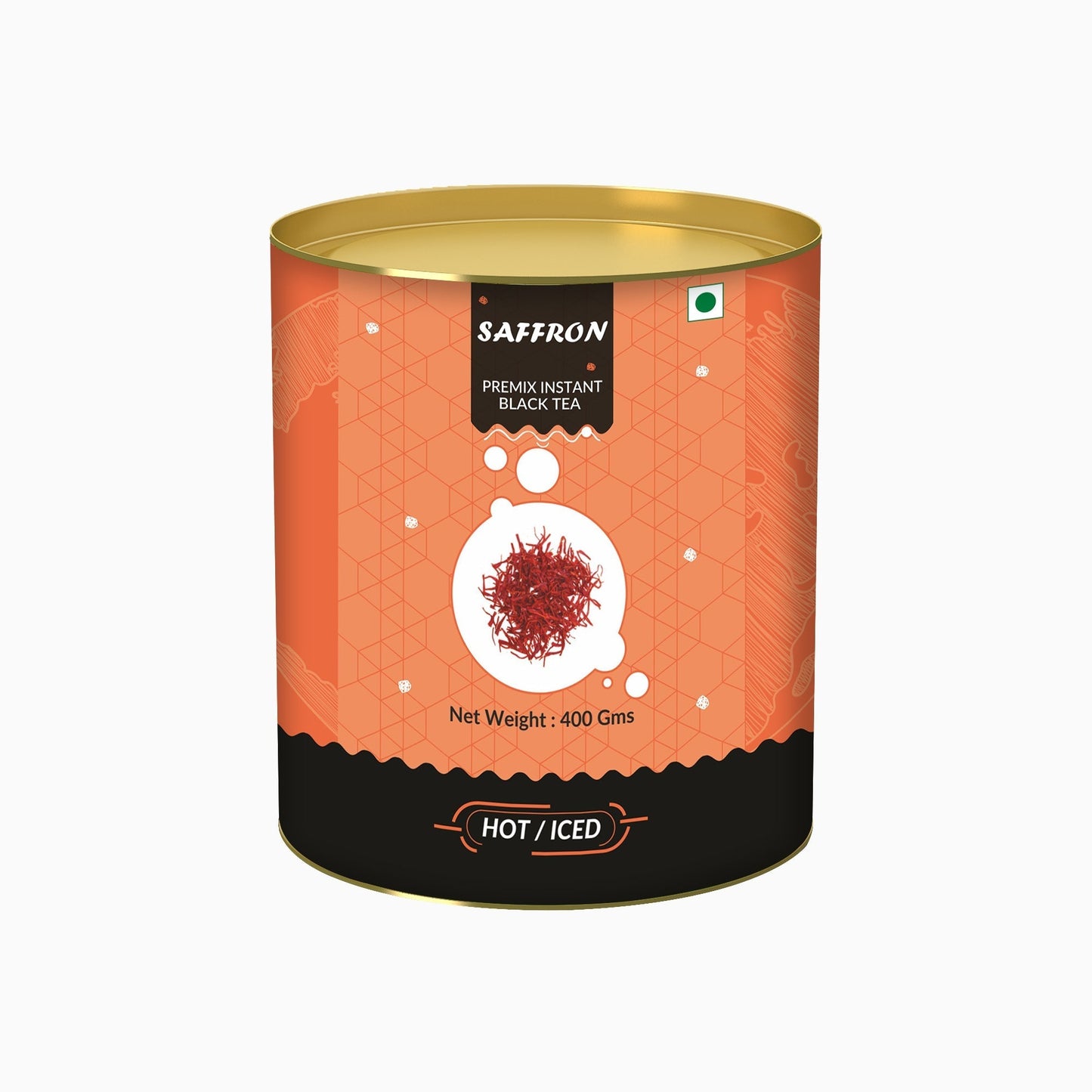 Saffron Flavored Instant Black Tea