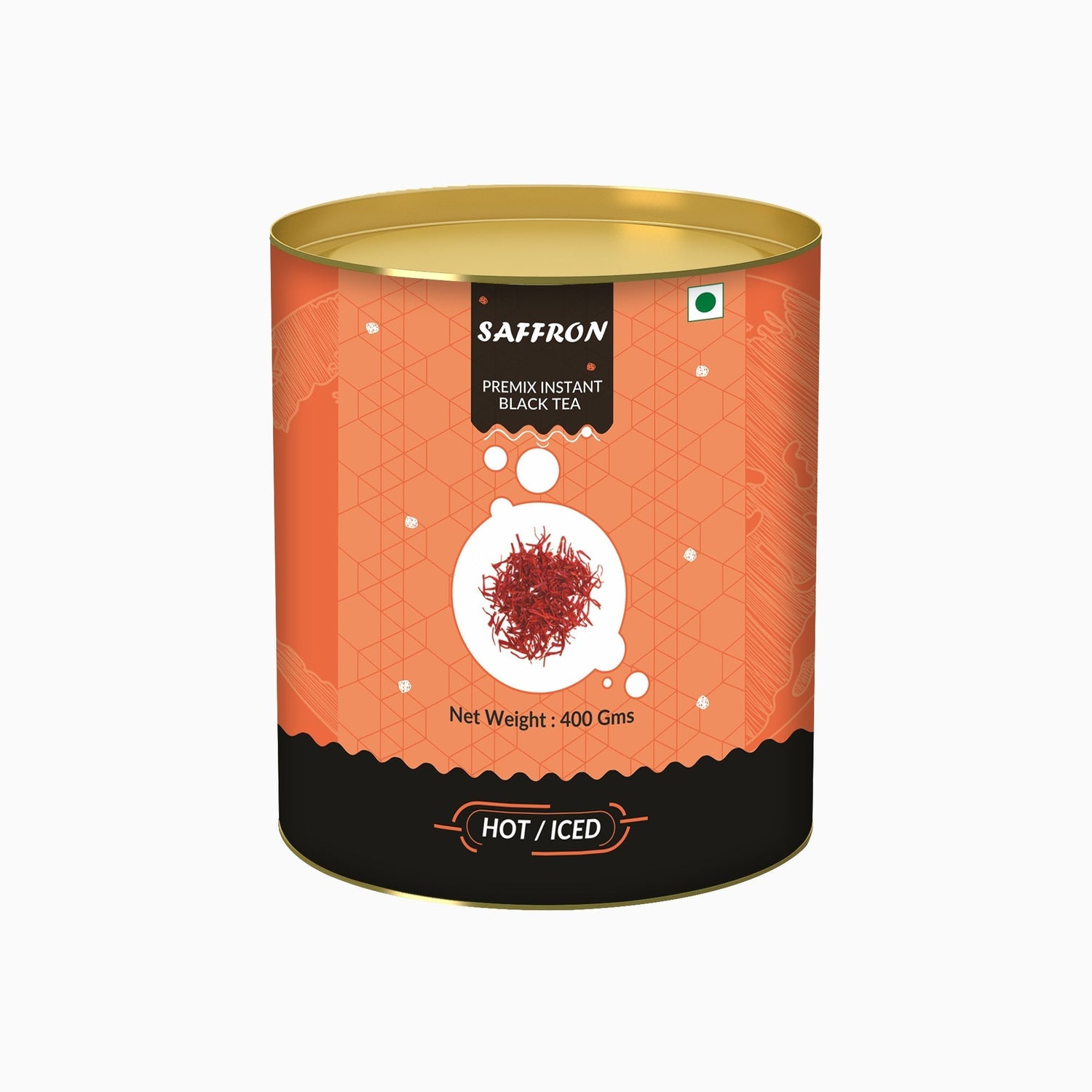 Saffron Flavored Instant Black Tea