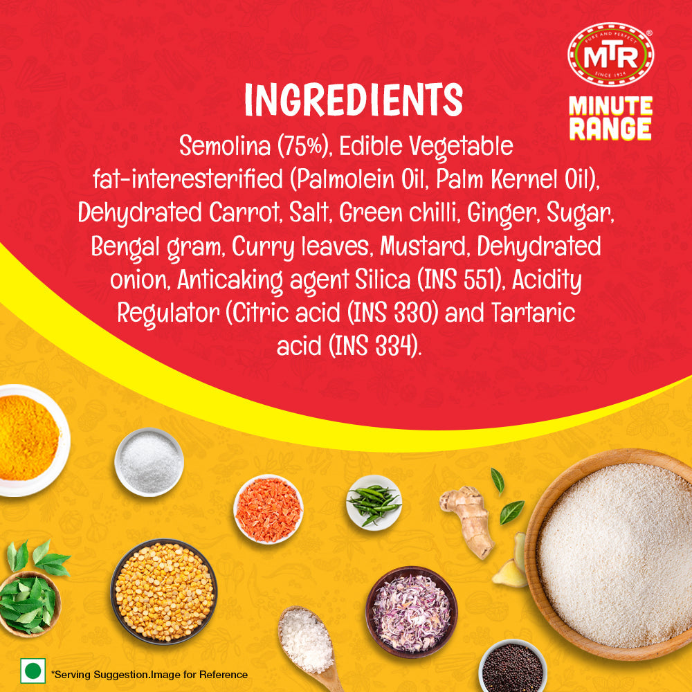 MTR 3 Minute Vegetable Upma Pouch 60 g