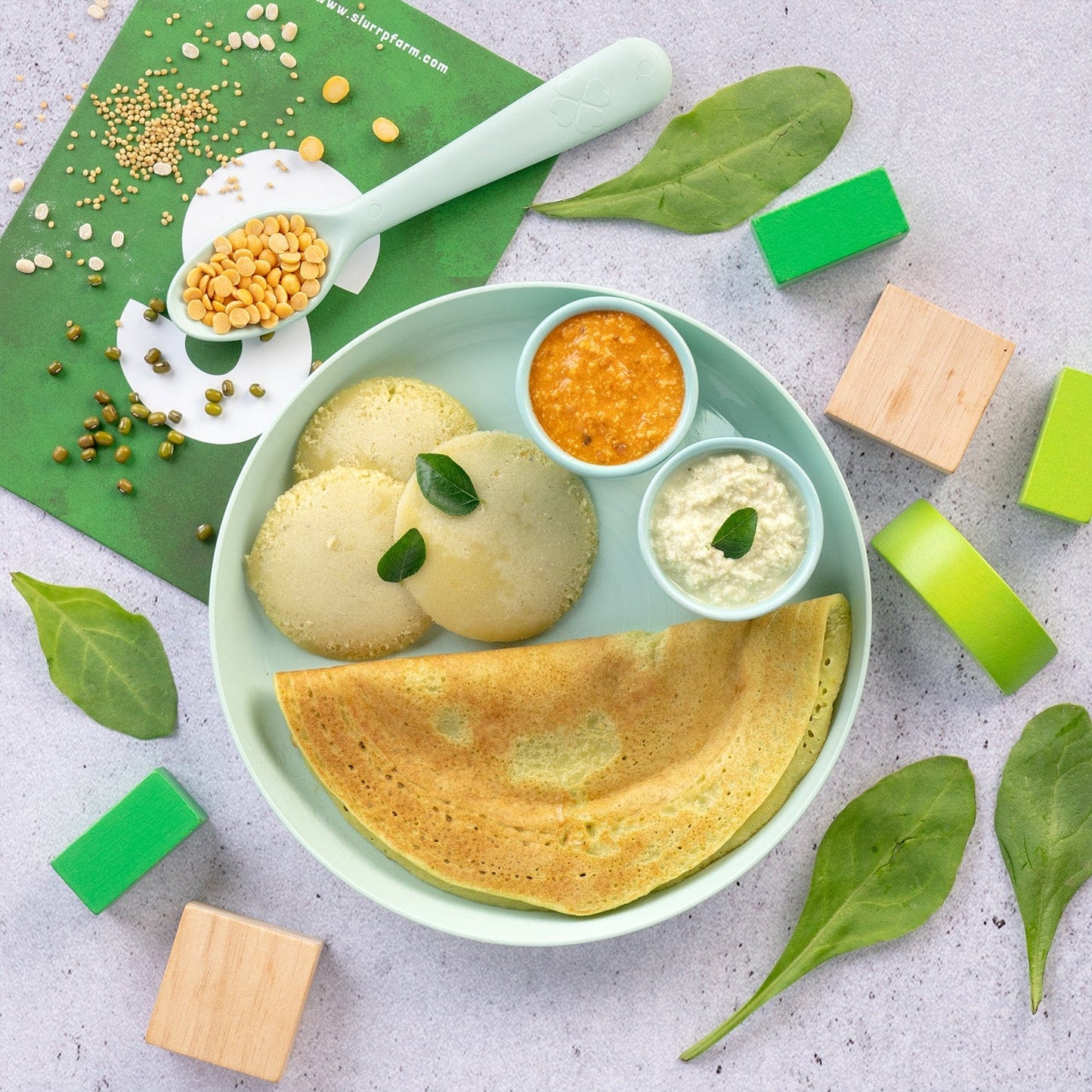 Spinach Multigrain Millet Dosa Mix