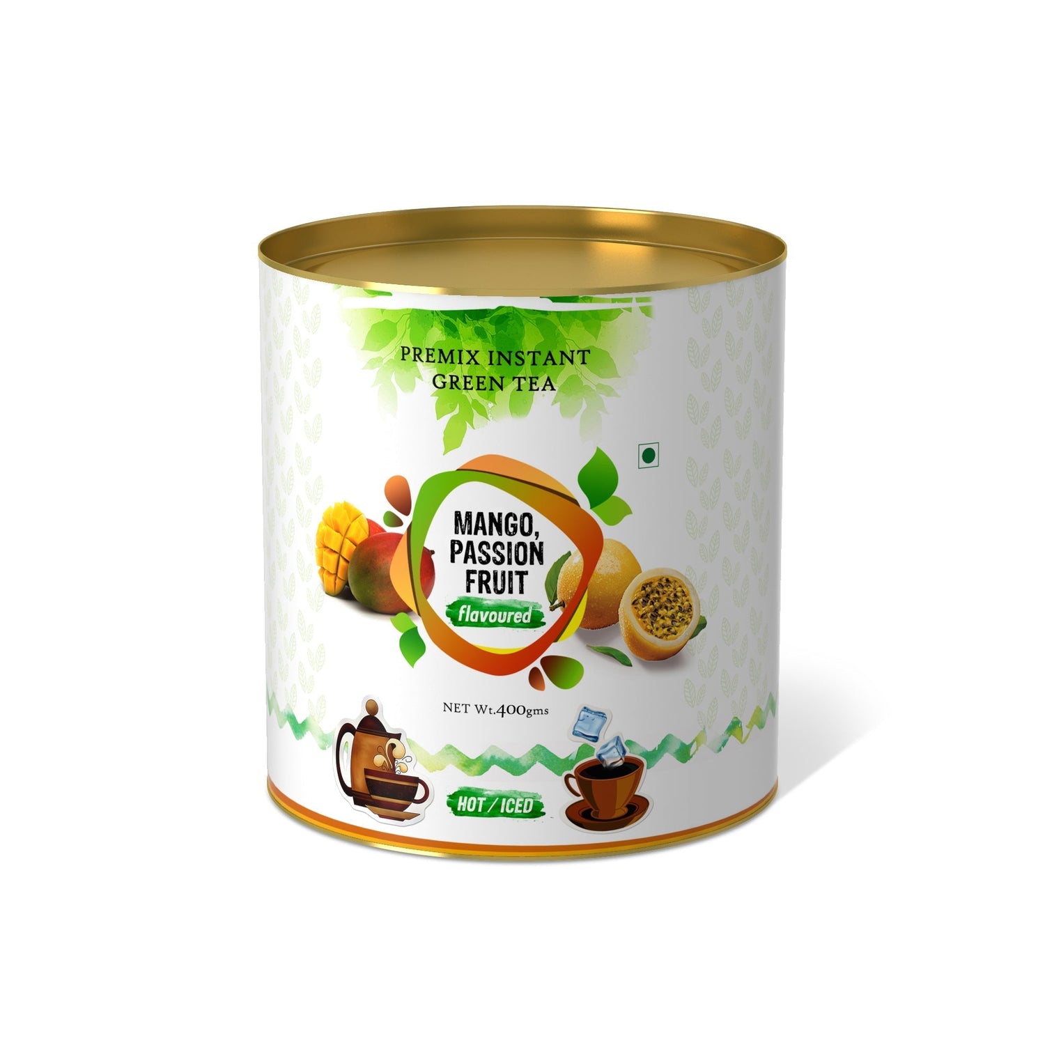 Mango Passion Fruit Flavored Instant Green Tea