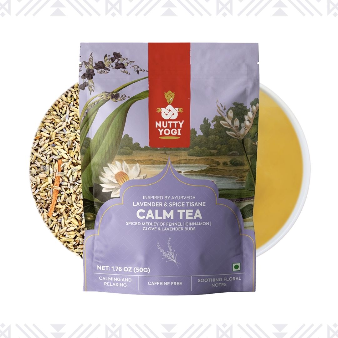 Nutty Yogi Calm Tea | Lavender & Herbs Tisane I 50g