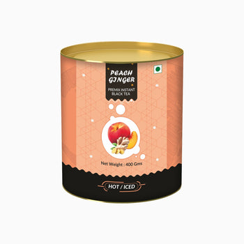 Peach Ginger Flavored Instant Black Tea