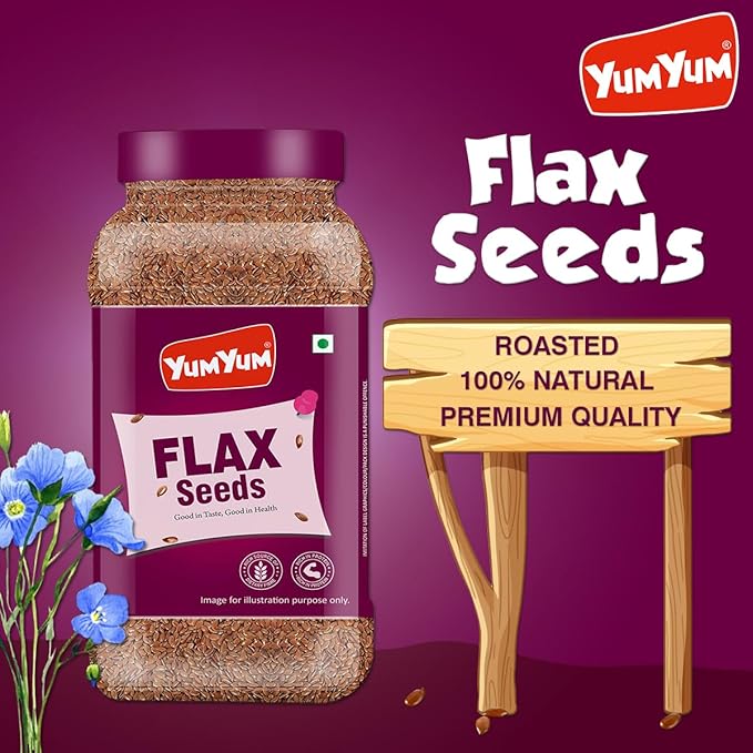 Yum Yum Roasted & Salted Flax Seeds