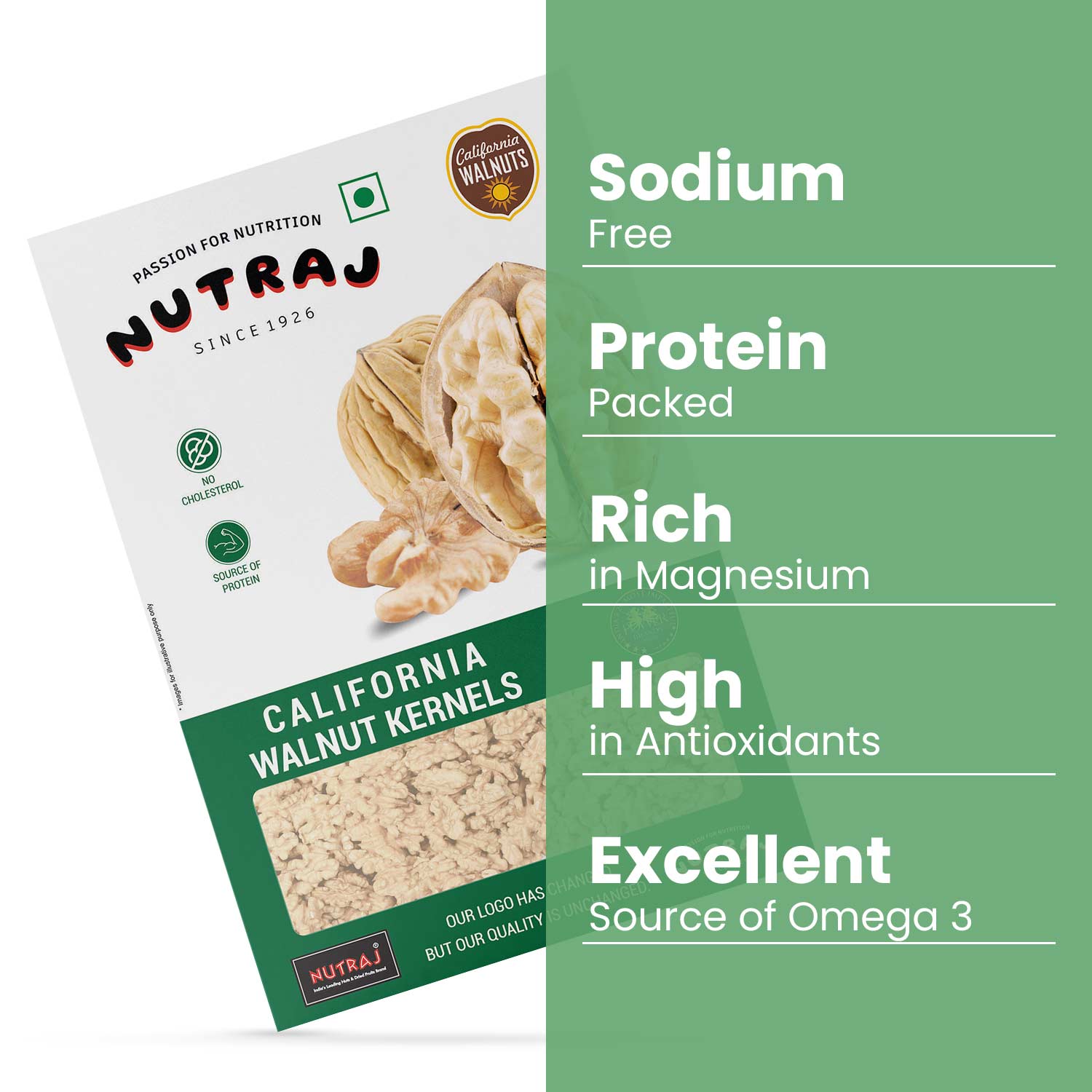 Nutraj California Walnut Kernels 250gm