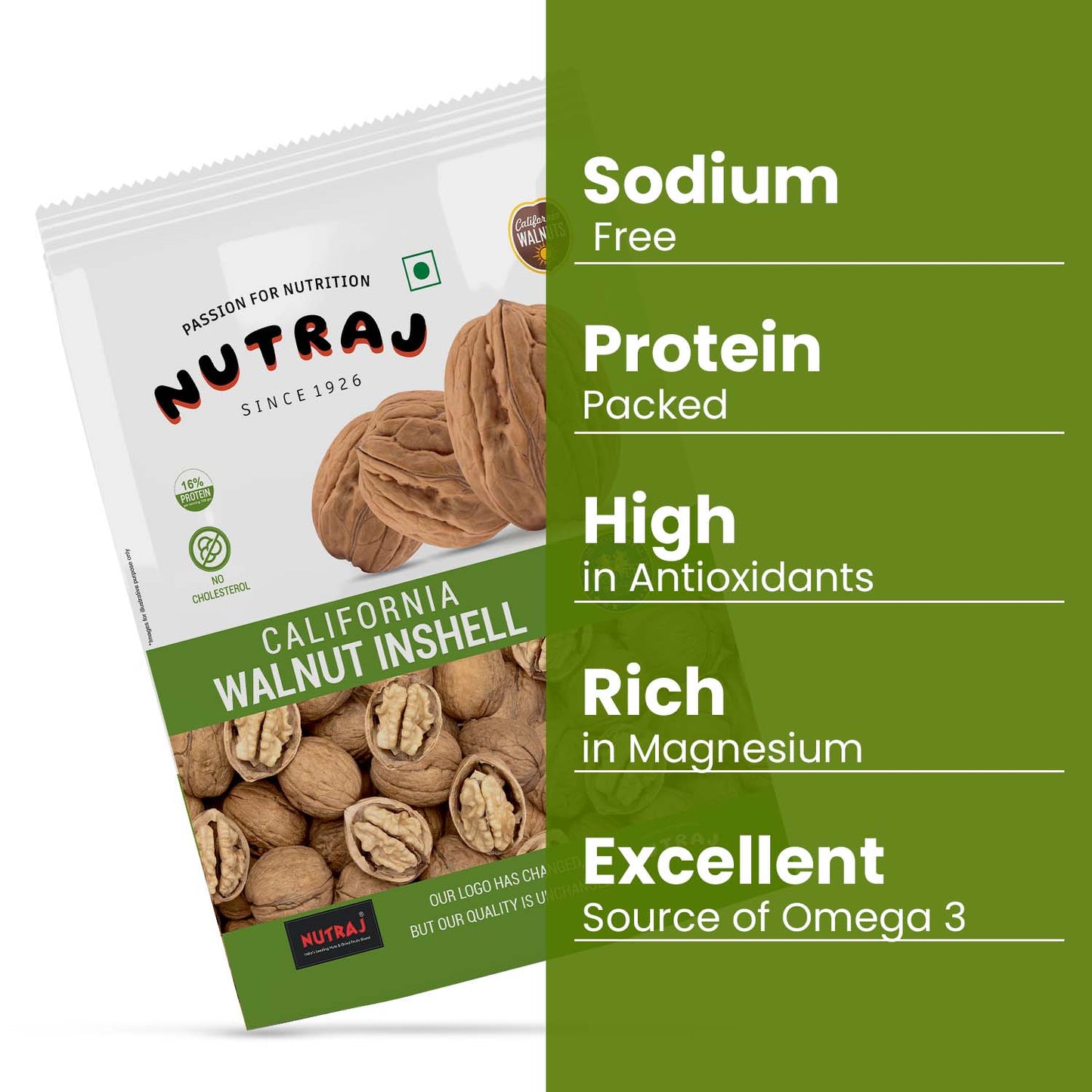 Nutraj California Walnut Inshell 1kg