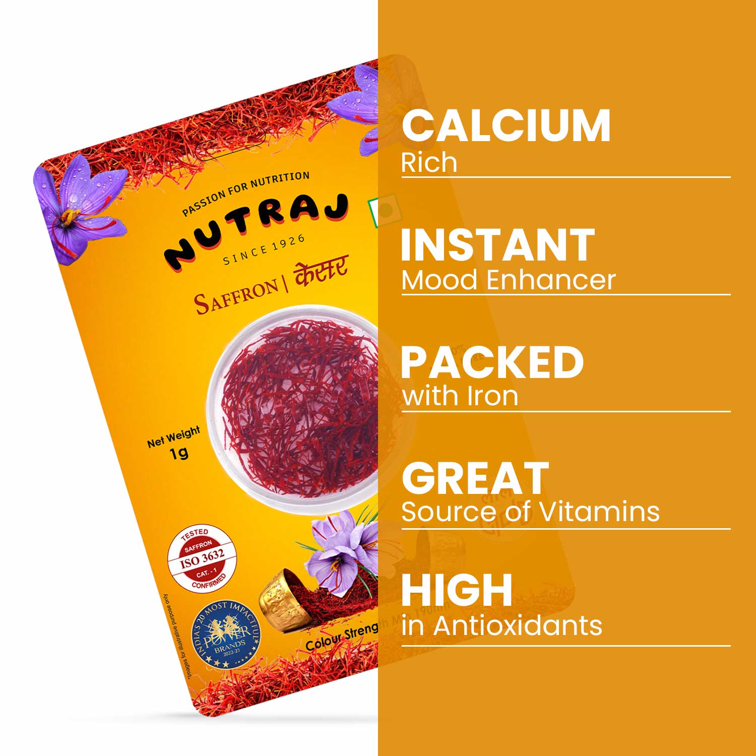 Nutraj Original Saffron Blister Card 0.5gm