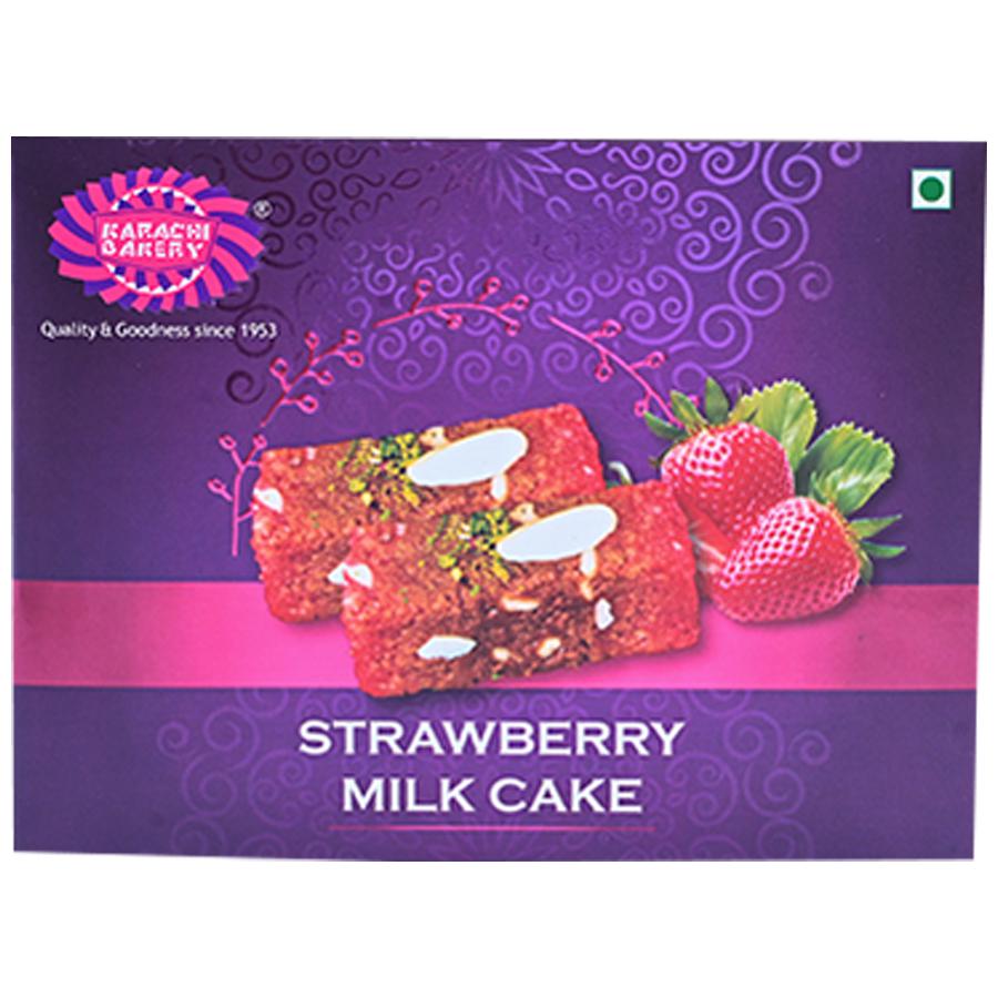 Karachi Bakery Strawberry Milk Cake - 500 gms