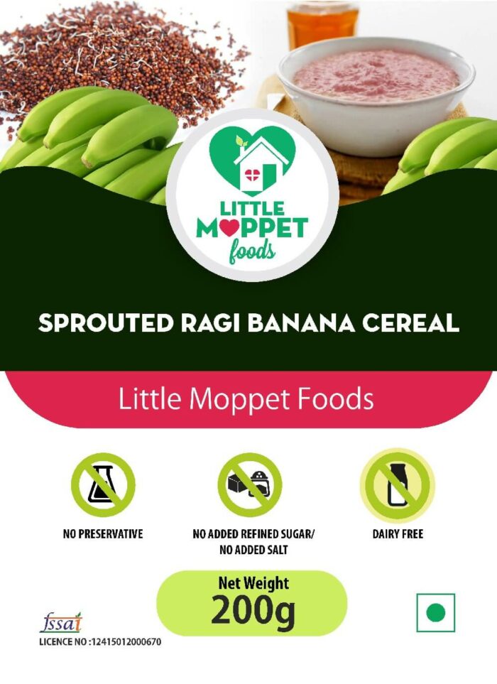 Sprouted Ragi Banana Cereal [200G]