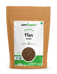 Organic Flax Seeds - Organic Raw Flax Seeds Unroasted Omega-3 Rich Superfood