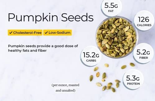 Nutri Organics Raw & Unroasted Pumpkin Seeds | Immunity Booster and Fiber Rich Superfood | Rich Source of Omega 3 | Highly Nutritious Snack | Rich in Protein, Dietary Fibre, Zinc & Magnesium - 200 G (NO_Pumpkin200)