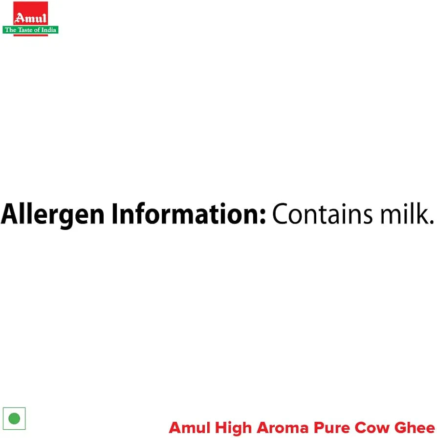 Amul High Aroma Cow Ghee, 500 ml Jar