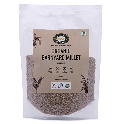 Millet Amma Unpolished Certified Barnyard Millet - 1000 gms