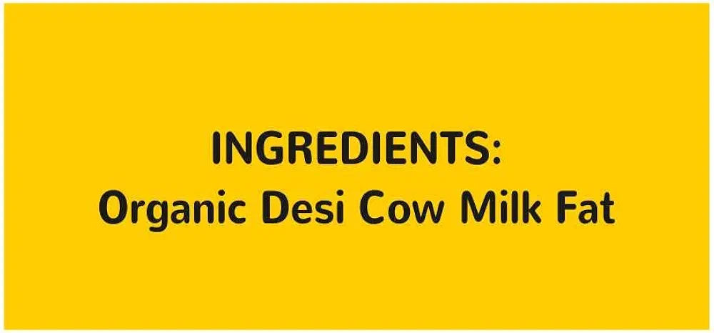 Akshayakalpa Organic Desi Cow Ghee, 300ml - Pure organic ghee, traditionally-churned, chemical-free, granular ghee, nutritious by nature