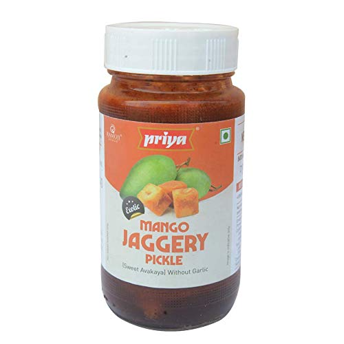 Priya Homemade Mango Jaggery Pickle without Garlic