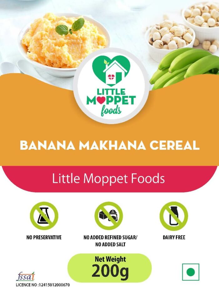 BANANA MAKHANA CEREAL [200G]