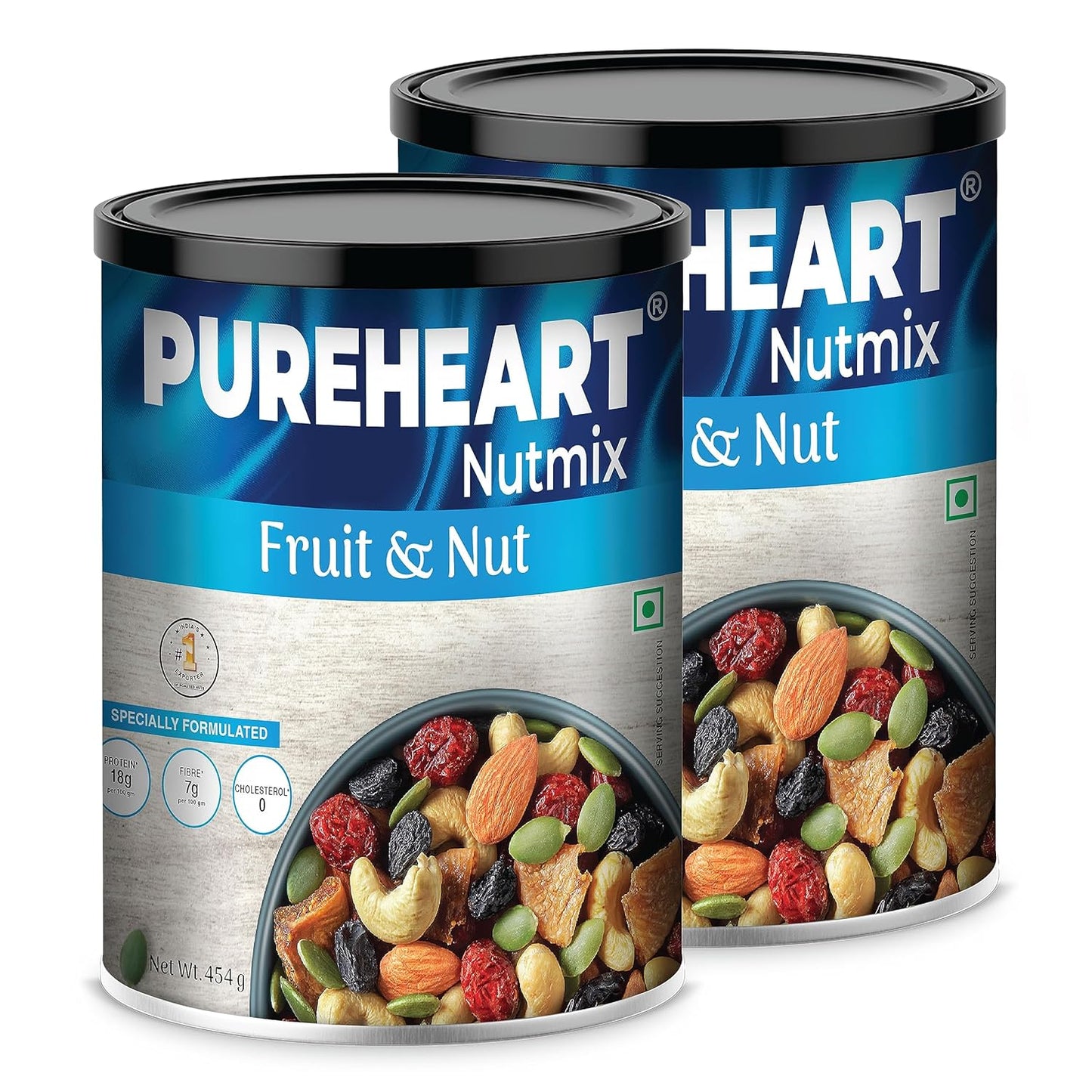 Pureheart Nutmix Fruit & Nuts  Natural Premium Mix Nuts (Cashews, Almonds, Raisins, Cranberries) Delicious & Crunchy Dry Fruits