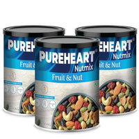 Pureheart Nutmix Fruit & Nuts  Natural Premium Mix Nuts (Cashews, Almonds, Raisins, Cranberries) Delicious & Crunchy Dry Fruits