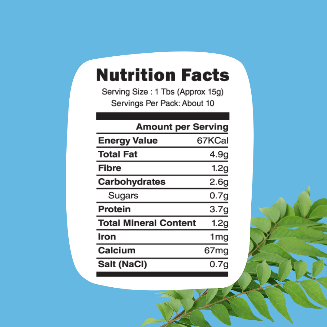 Trial Pack - Curry Leaves & Almonds Chutney Powder