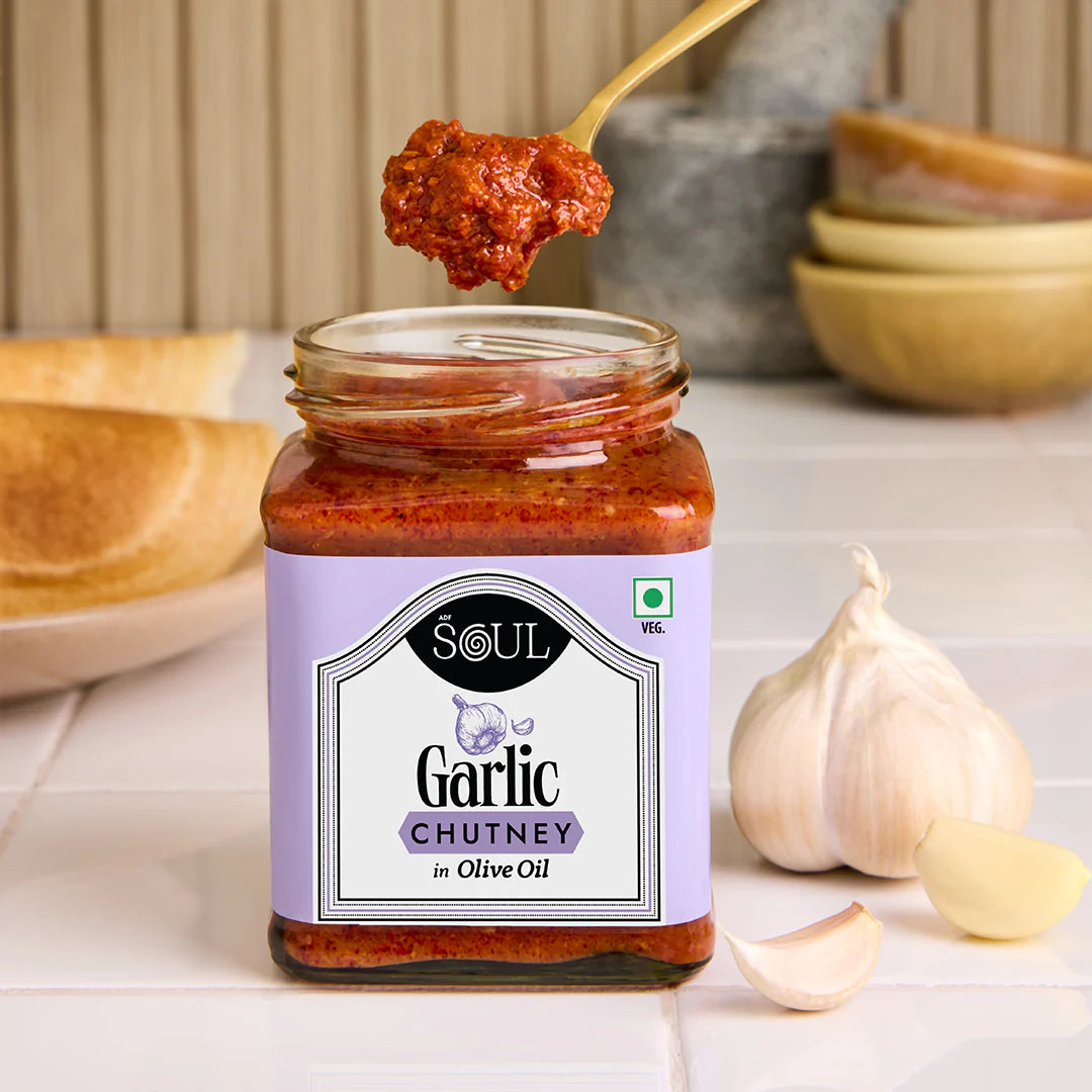 Garlic Chutney in Olive Oil