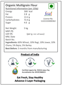 Organic Multigrain Atta/Flour