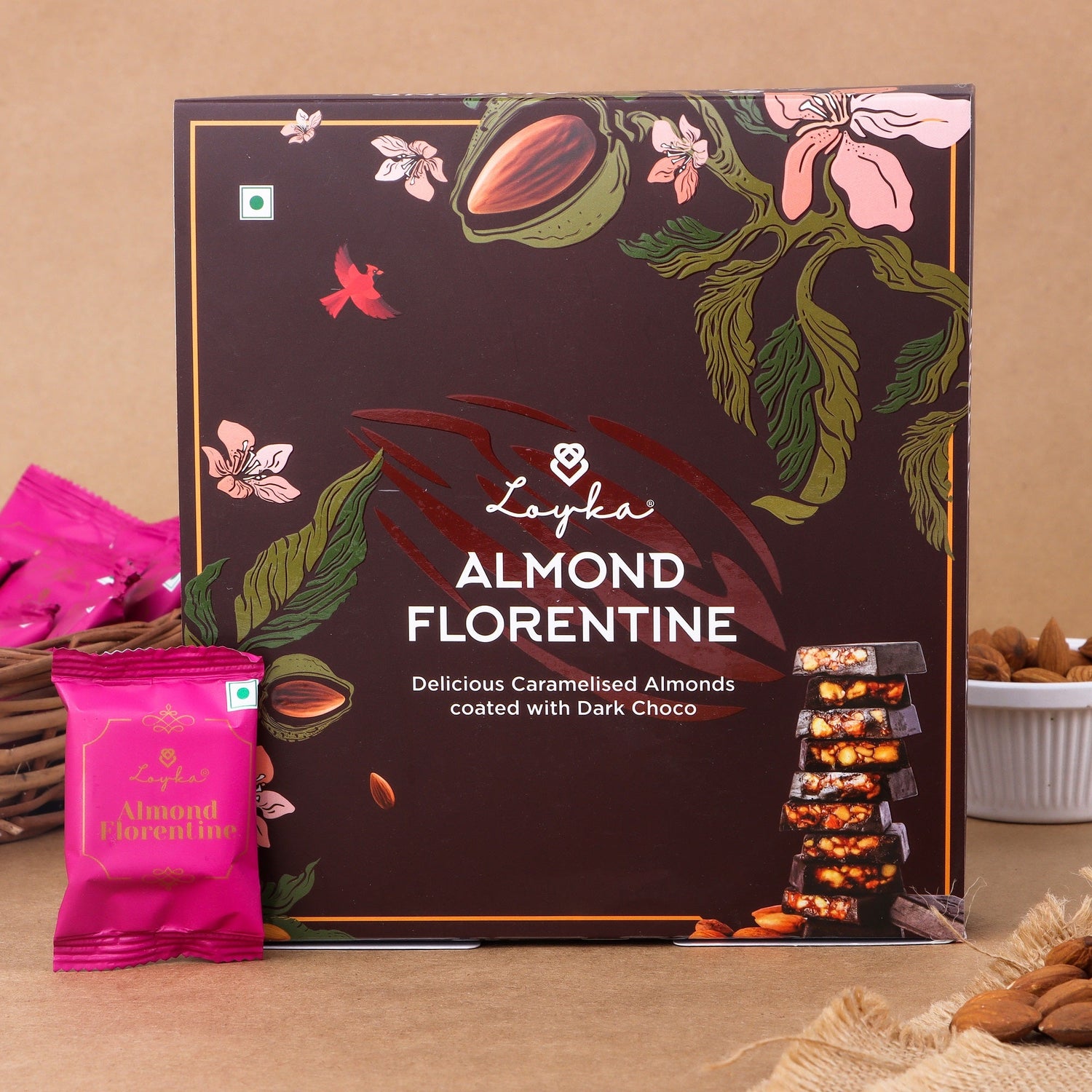 Almond Florentine 12 pcs Box