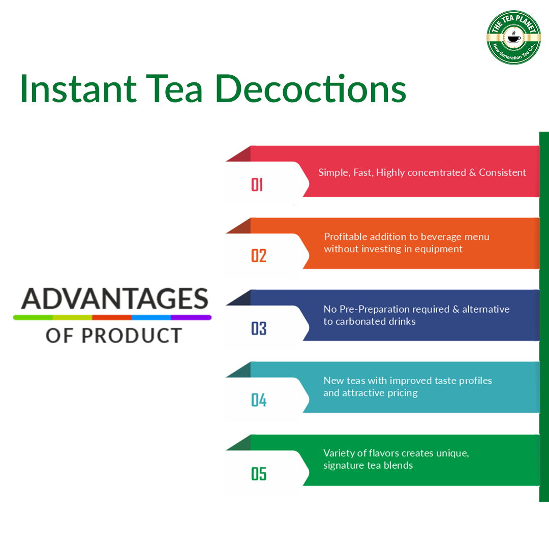 Cococnut Orange Flavored Instant Green Tea