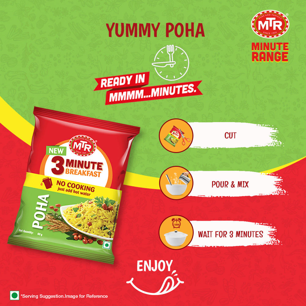 MTR 3 Minute Poha Pouch 60 g