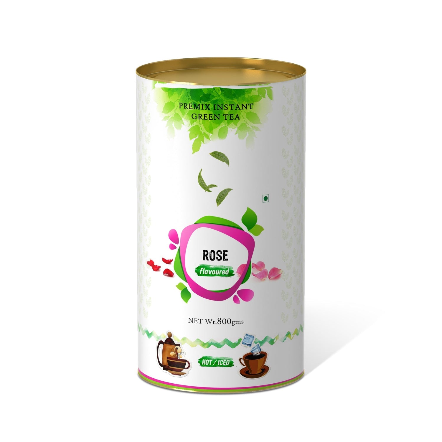 Rose Flavored Instant Green Tea