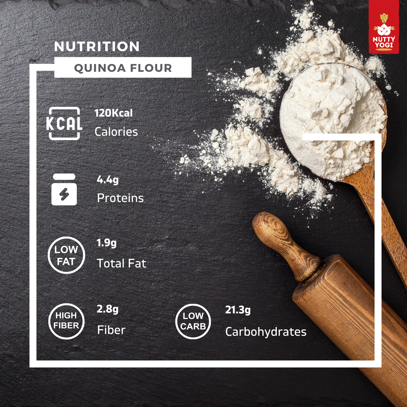 Nutty Yogi Organic Quinoa Flour