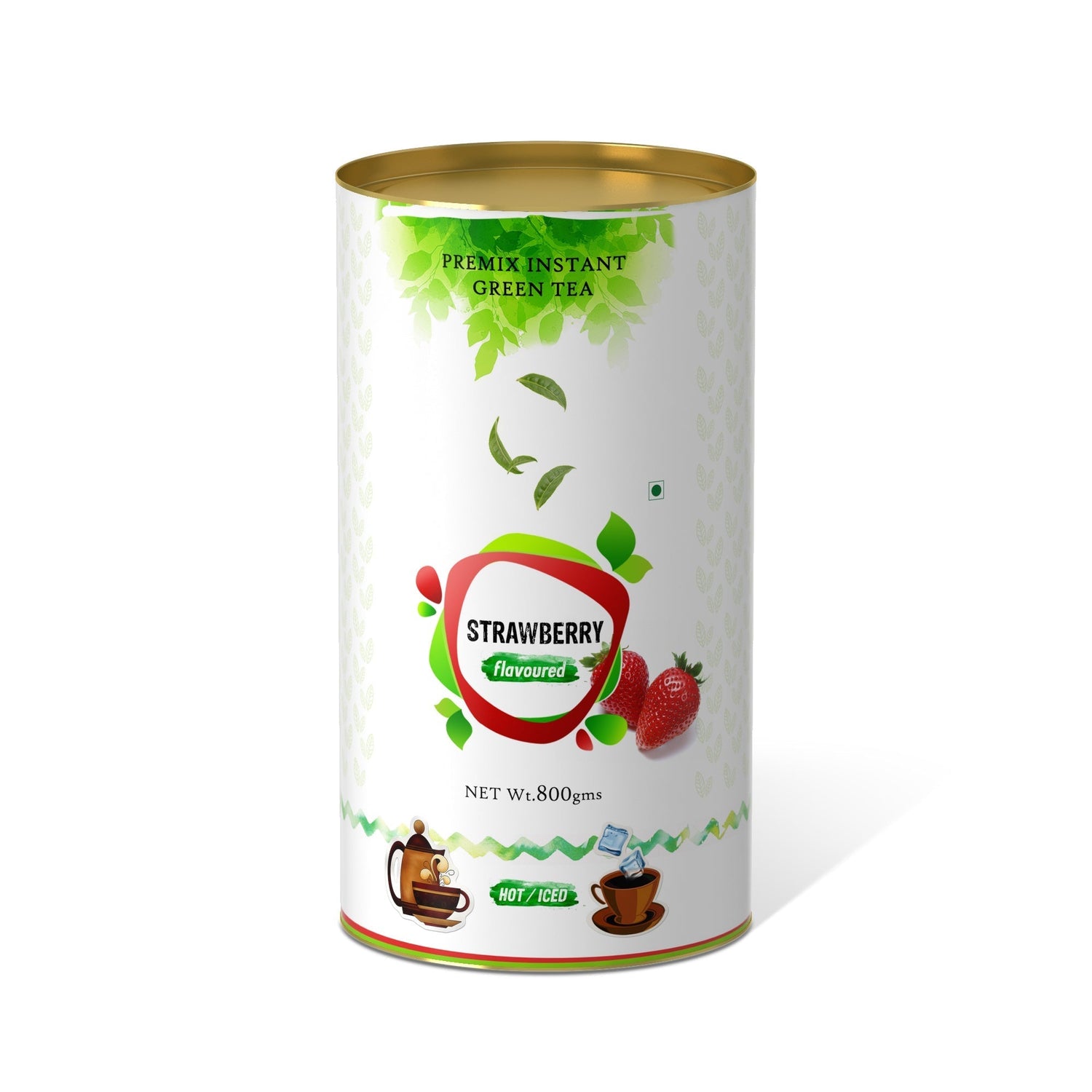 Strawberry Flavored Instant Green Tea