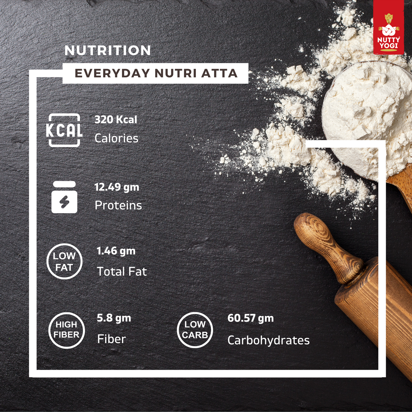 Nutty Yogi Gluten- Free Everyday Nutri Atta