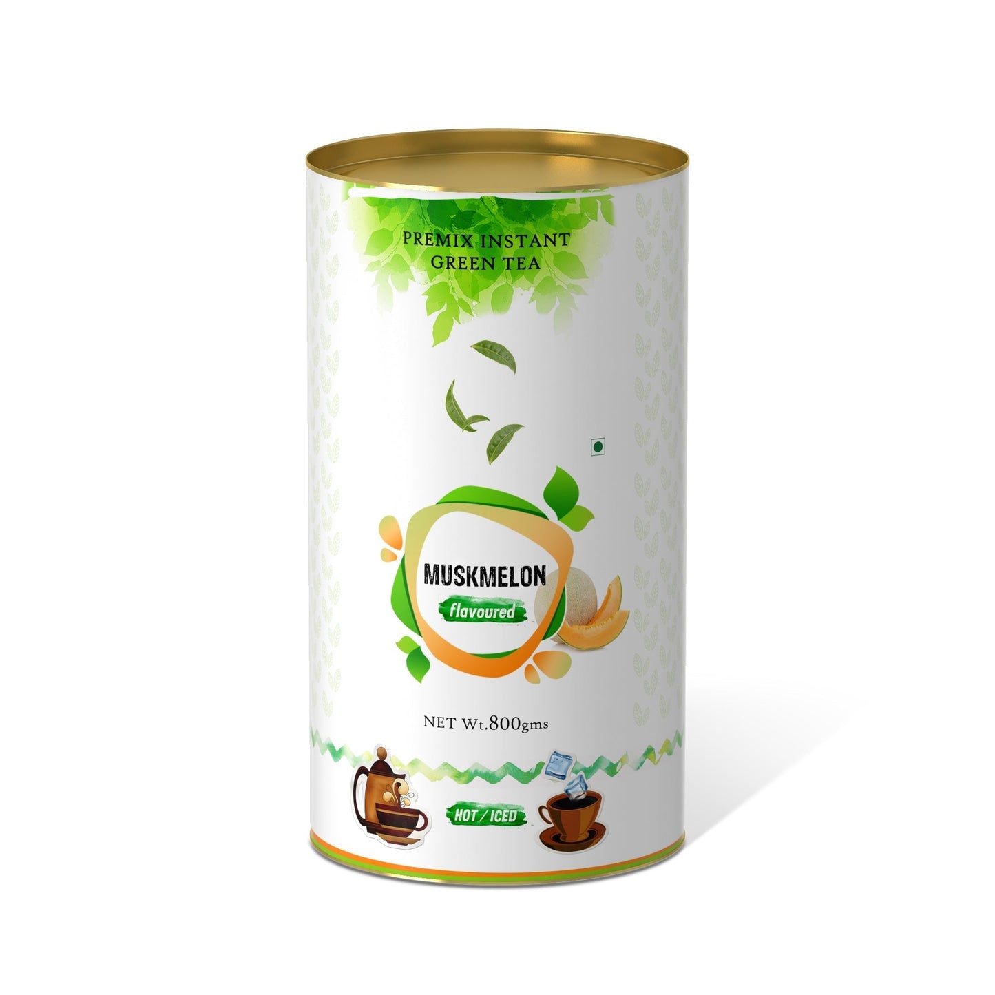 Muskmelon Flavored Instant Green Tea