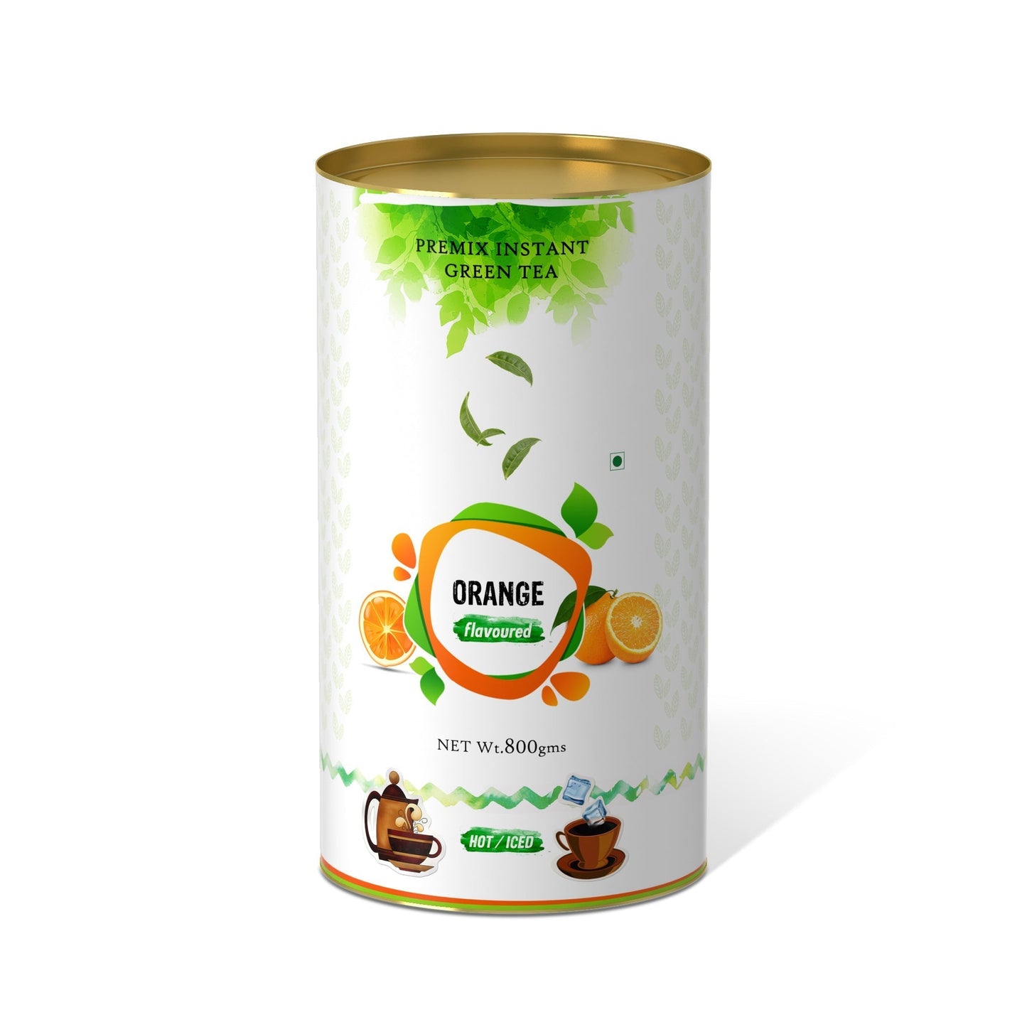 Orange Flavored Instant Green Tea