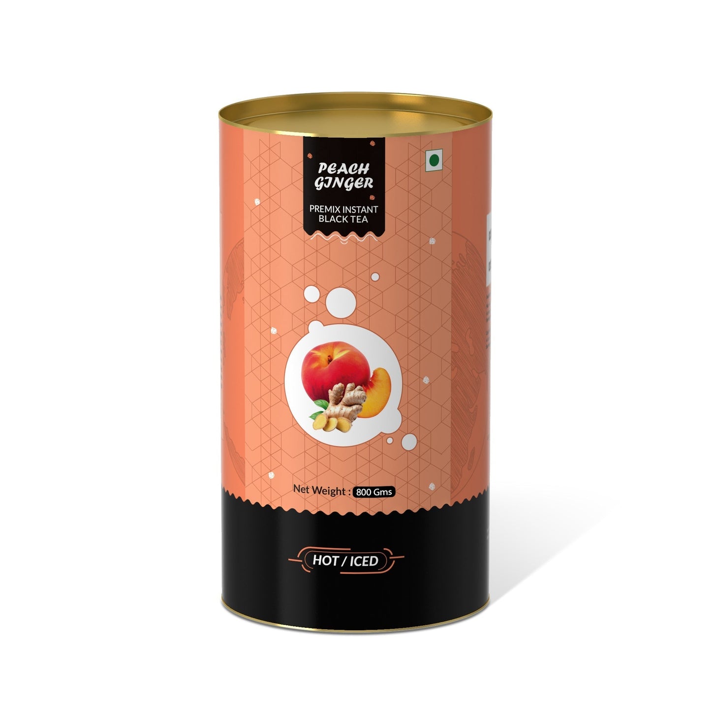 Peach Ginger Flavored Instant Black Tea