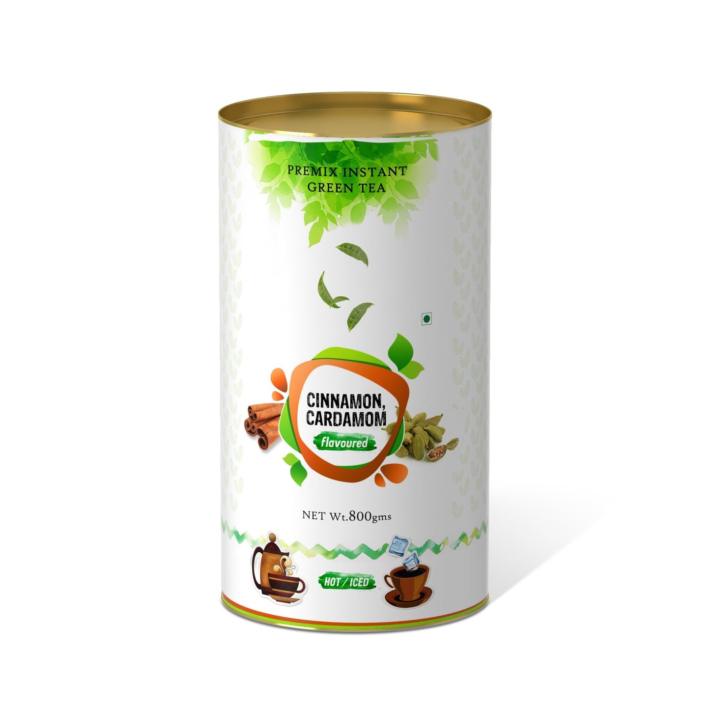 Cinnamon Cardamom Flavored Instant Green Tea