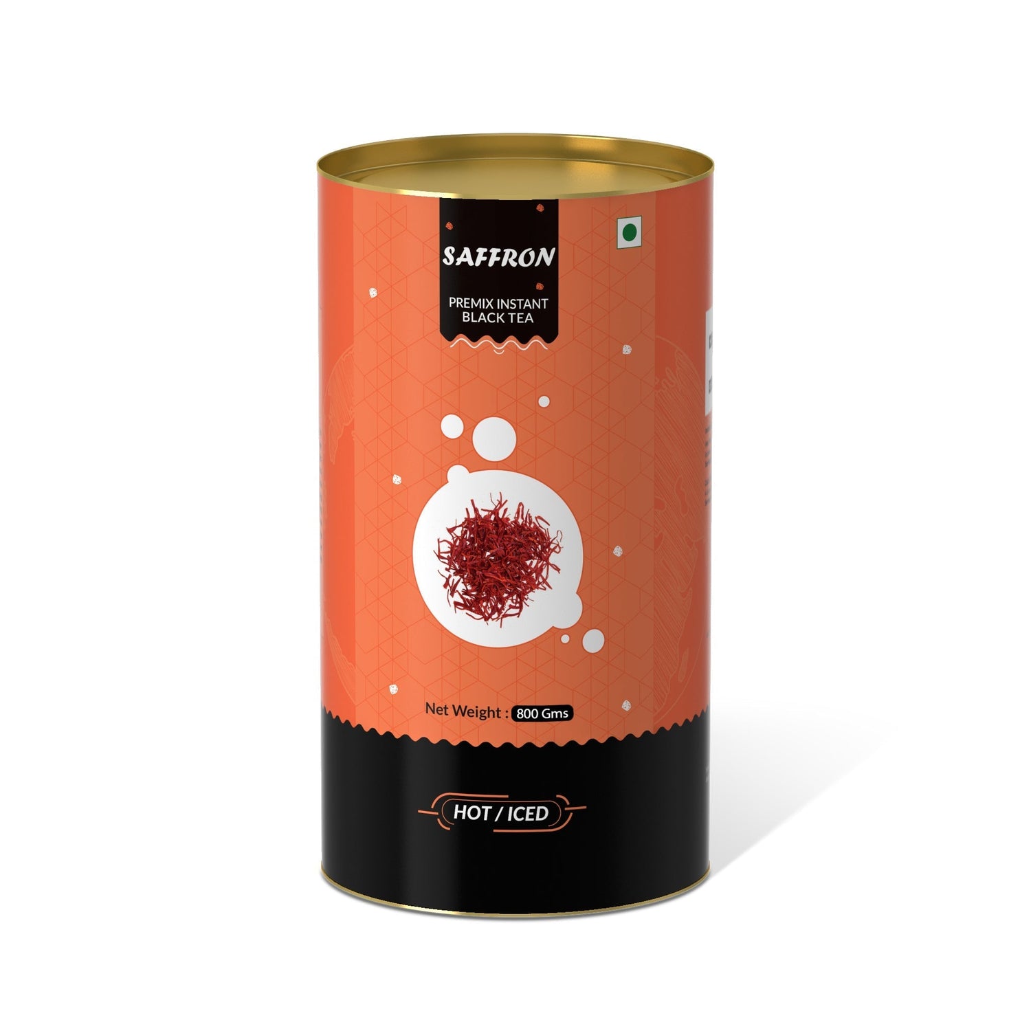 Saffron Flavored Instant Black Tea