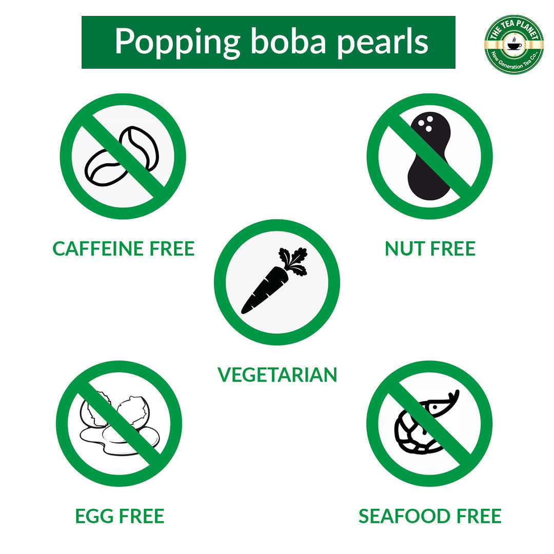 Peach Popping Boba - 400 gms