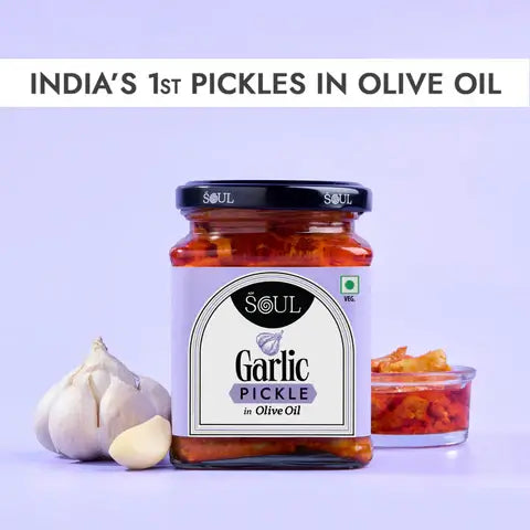 Garlic Pickle in Olive Oil