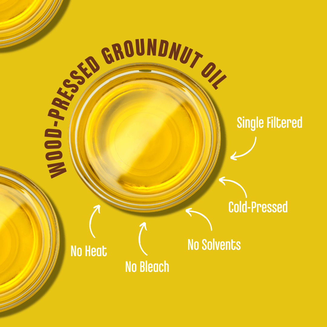 Wood Pressed Groundnut Oil 1L