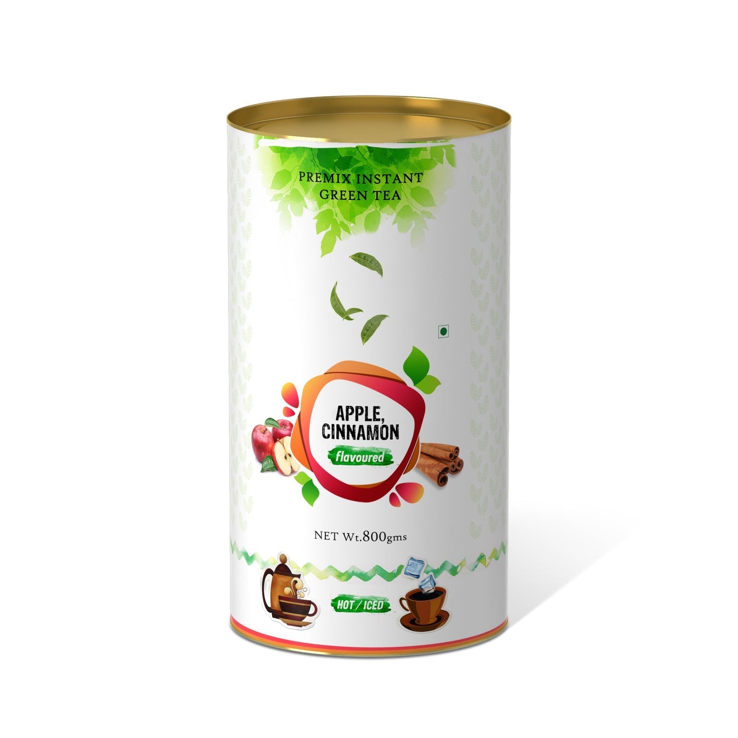 Apple Cinnamon Flavored Instant Green Tea